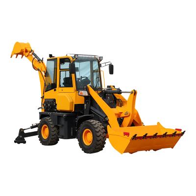 China Garment Shops ChinaFamous 0.3Cbm Backhoe Digger And 1Cbm Front End Shovel Mini Backhoe Loaders For Sale for sale