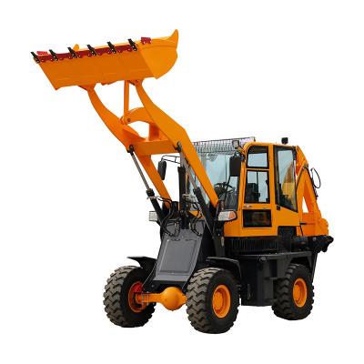 China Garment Shops Hot Sale 0.3Cbm And 1.3Cbm Front End Bucket 4X4 Wheel Towable Mini Backhoe Loaders Excavator Track for sale