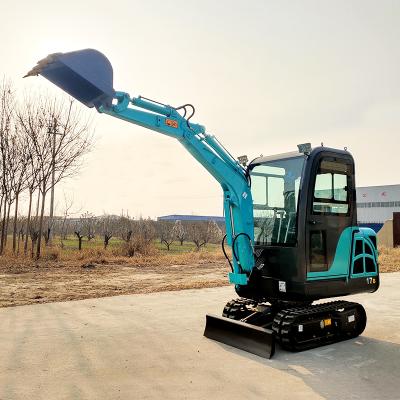 China Construction Material Shops 2022 Hot Sale FW17B Mining Digger High Horsepower Mini Crawler Excavators With Attachment CE ISO for sale