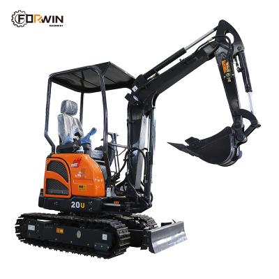 China Construction Material Shops FW20U 1 Ton 6 Ton 4 Ton 2 Ton 1.5 Ton Hydraulic Bucket Wheel Crawler Excavator With CE/EPA/Euro 5 Engine for sale