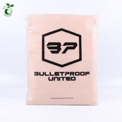 China Eco-friendly mailing compostable biodegradable poly apparel mailers plastic package sachets clothing packaging mailer for sale