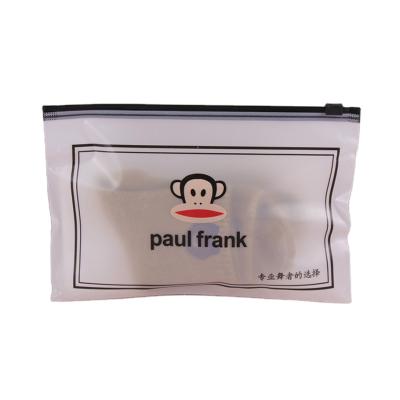 China Recyclable 4X10 Small Jewelry Custom Frosted Logo Poly Clear Plastic Pouch Zipper Bag for sale