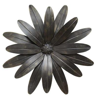 China Modern Art Flower Antique Wall Metal Plaques for Home Decoration for sale