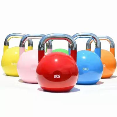 China Durable Gym Equipment Fitness Coated Cast Iron Kettlebell Fitness Kettlbells For Bodybuilding for sale