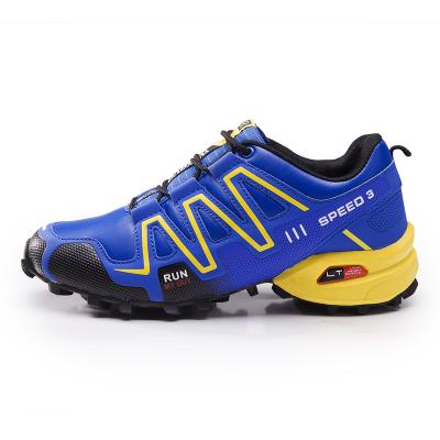 China Hot Selling PU Border Sepatu Outdoor Wear Resistant Hiking Shoes Heightening Boots Men Waterproof Scarpa Hiking Boots for sale