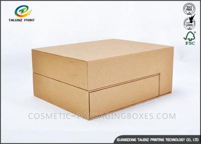 China OEM de empaquetado de las cajas de Kraft del color natural aceptado para el empaquetado de los regalos/de la ropa en venta