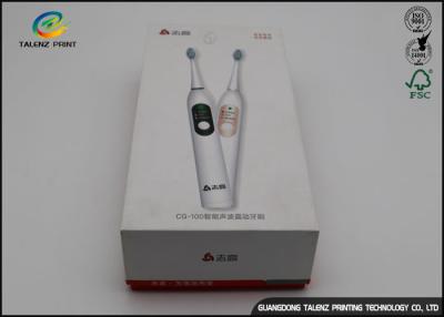 China Electric Toothbrush Packaging Gift Box With Silk Screen Printing for sale