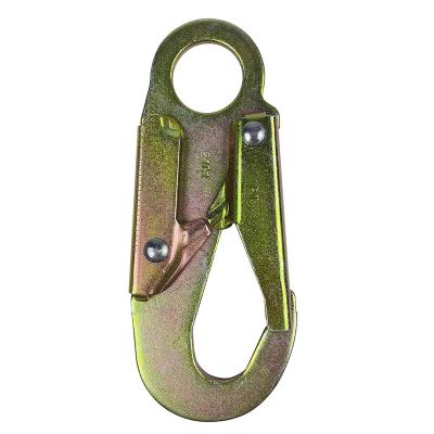 China Outdoor Fall Protection Safty Pad Custom Forged Stamping Snap Hook for sale