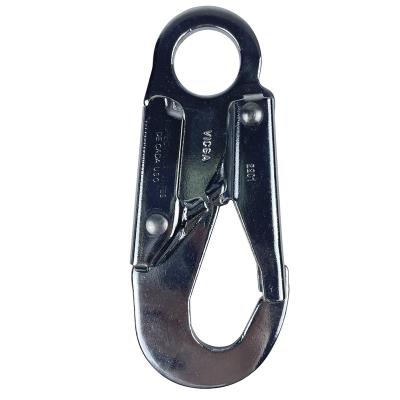 China Super Lightweight Solid Safety Belt Snap Hook High Quality Aluminum Steel Snap Hook Door Fall Protection for sale