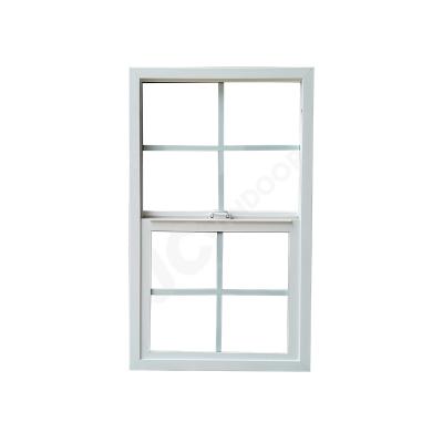 China Sliding American Upvc Sash Window With Single Hung+fixed To USA Project Marketing for sale