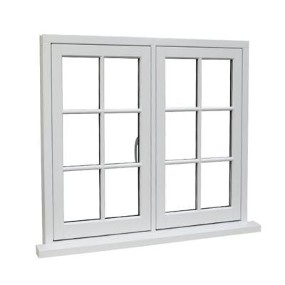 China Swing Customized Wholesale Soundproof Casement Window PVC Upvc Windows With Grilles for sale