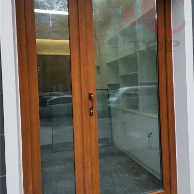 China Soundproof Swing Pvc Casement Door Windows Design Upvc House Window Doors With Glass for sale