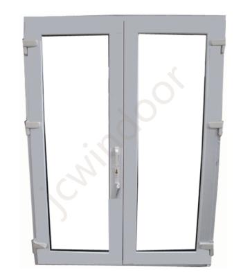 China Cheap heat insulation price upvc casement door for sale