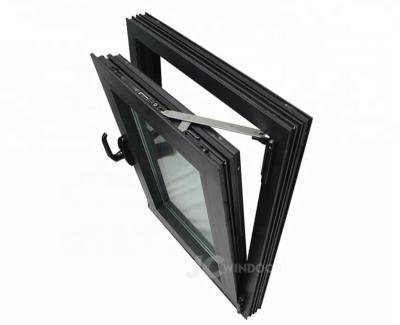 China High Quality Aluminum Inward Magnetic Screen Opening Window for sale