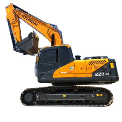 China LOW HOURS High Performance Used Hyundai 220 22 Ton Backhoe Medium Excavator , 200 210 215 225-9 High Configuration for sale