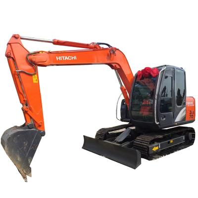 China Building\Agriculture\Construction ZAXIS ZX70 HITACHII Used Hydraulic Crawler Excavator Japan With Good Working Condition Mini 7 Ton Second Hand Digger for sale