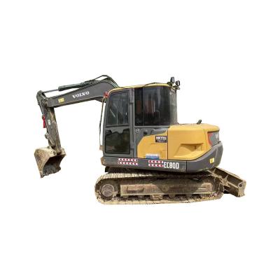 China Used high quality original construction machinery mini VOLVO 80d A used hydraulic excavator 0.34MÂ ³ for sale