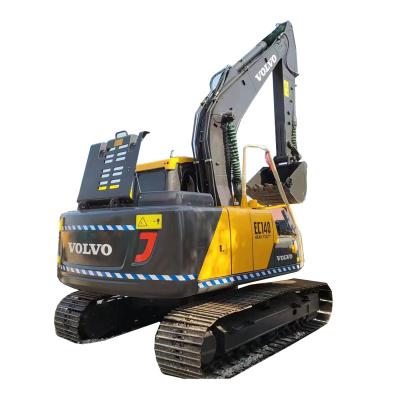 China Building\agriculture crawler excavators original used volvo140 digger\construction used excavator VOLVO140 good condition for sale for sale