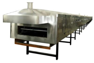 China Gran capacidad para horno de horneado de gas industrial a pequeña escala 800 mm de ancho Horno de horneado de gas eléctrico / de gas en venta