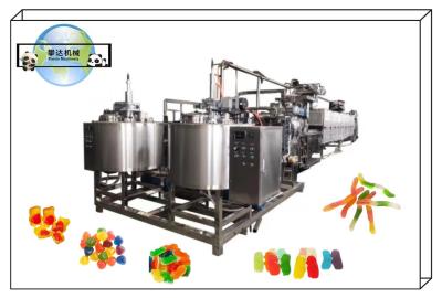 Κίνα Η γραμμή παραγωγής μαλακών γλυκών Gummy Gummy Machine 600KG/H 450KG/H 300KG/H 150KG/H προς πώληση