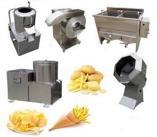 China Equipamento da linha de produção de batatas fritas de panificação comercial 500 kg/h 40M de comprimento à venda