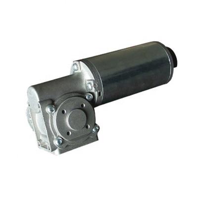 China IP40; IP44; IP54; IP65 63mm Diameter Automatic Sliding Gate DC Worm Gear Motor With Optical Encoder for sale