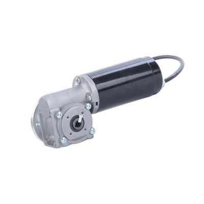 China Customer Needs Right Angle Sliding Gate DC Gear Motor for sale