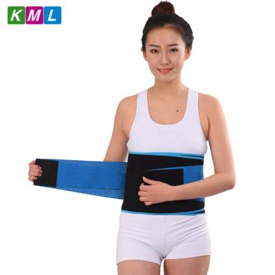 China Durable Unisex Adjustable Lumbar Support Belt Waist Support Back Waist Trimmer Slimming Belt for sale