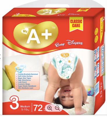 China Factory Price Baby Diaper OEM Plain Weave Baby Diaper For Baby for sale