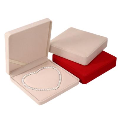 China Newest Velvet Jewelry Box Pearl Rose Jewelry Boxes Earrings Rings Necklace Jewelry Gift Box For Mother's Day for sale