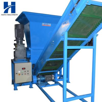 China Plastic Jumbo Bags Machinery Industrial Rubber and Plastic Crusher High Strength Construction Dual Shaft Shredder for sale