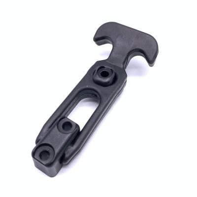 China Tool Box Front Mount Flexible Draw Latch Rubber Suction T-Shaped Latch For Engineering Machine for sale