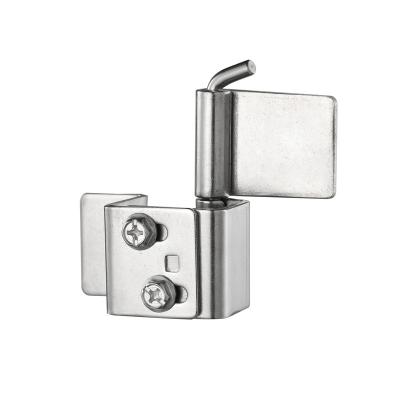 China 90 Degree Stainless Steel AISI 304 Industrial Detachable Welding Hinge With Captive Pin for sale