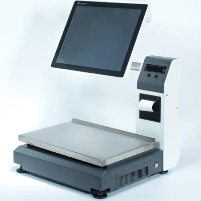 China Factory price touch screen POS cash register cash register with 64 scale for sale