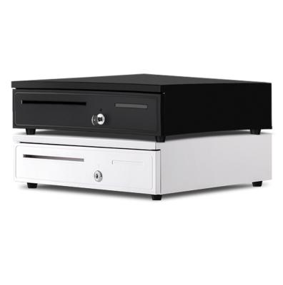 China Supermaket Hysoon Small POS Metal Cash Drawer Case Digital White And Black Automatic for sale