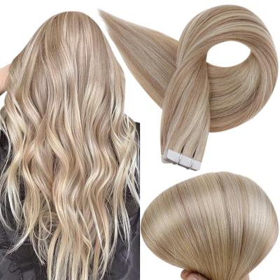 China Wholesale Silky Straight Short Size Remy Human Hair 10-12 Brazilian Straight Cheap Silky Straight Wave Tape In Hair Extensions for sale