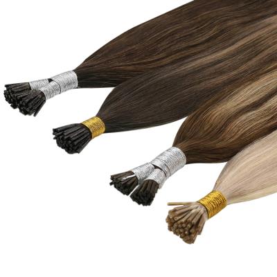 China Wholesale Silky Straight Shine Brazilian Full Wave Hair Extensions I Tip 150-200 Strands Full Head Remy I Tip Hair Extensions for sale