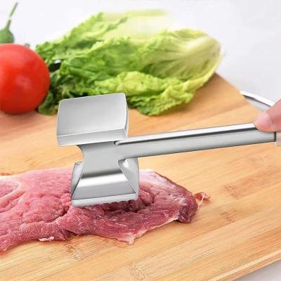 China Viable Kitchen and Poultry Tools Meat Hammer for Blow Double Sided Manual Beef Steak Meat Tenderizer for sale