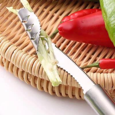 China Viable OEM Customized Manual Kitchen Instruments Hot Chili Seed Removing Peeler Stainless Steel Hollow Pepper Punch for sale