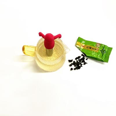 China Creative Cute Doll Shape Tea Infuser Viable Eco Friendly Scented Tea Filter Creative Cute Tea Strainer for sale