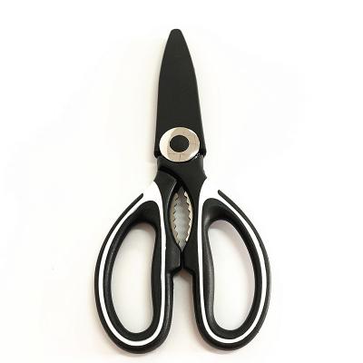 China Kitchen Restaurant Hotel Vegetable Shears Bottle Opener Walnut Cookie Kitchen Scissors for Cutting Chicken Bone Meat Fish for sale