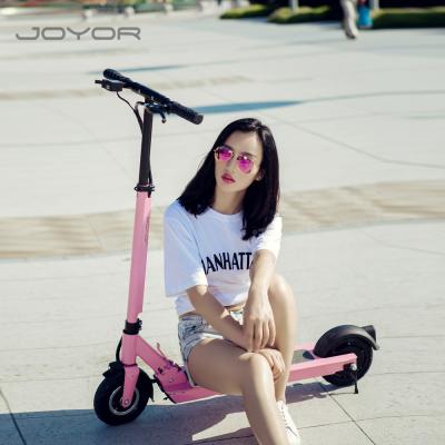 China Hot Selling Unisex 36V Folding F-3 350W Electric Motor Scooter JOYOR Electric Kick e Scooter For Adults for sale