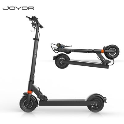 China 2020 CE RoHS JOYOR F series popular folding unisex electric scooter 36v 350w unisex electric scooters for sale