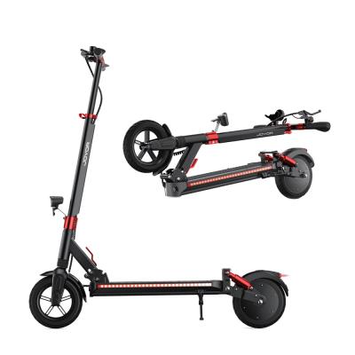 China 2021 G3 400W Unisex Electric Off-road Scooter Adult e Scooter Joyor 36v Foldable With Ambient Lighting for sale