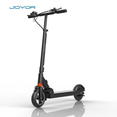 China 2021 Joyor unisex cheap electric scooter F1 350W adult e scooter kick foldable with smart LCD display for sale