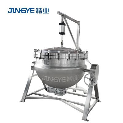 China Vacuum or Pressure Processing High Quality Jingye Pastry Filler Food Cooking Machine Stir Fry Kettle for sale