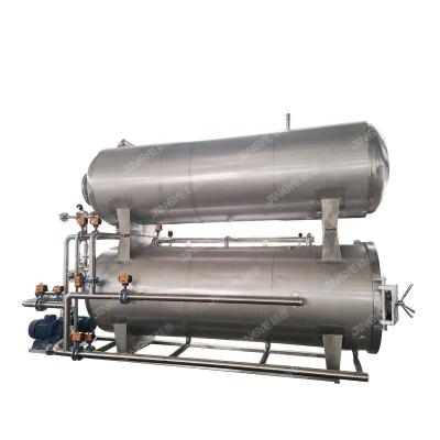 China Food Processor Autoclave Canning Sterilization Low Energy High Efficiency Water Bath Pasteurizer Price zu verkaufen