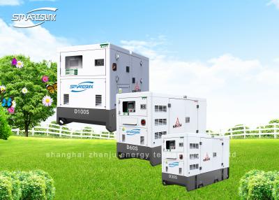 China Water Cooled Low Noise Portable Generator High Capacity Fuel Double Tank for sale