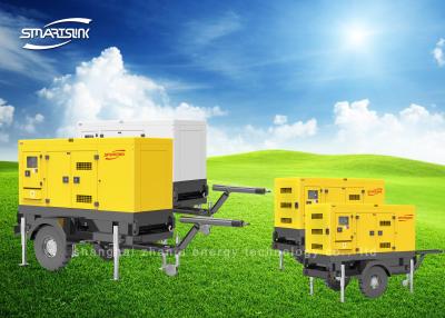 Κίνα 100Kva 3 Soundproof 50Hz συχνότητα γεννητριών diesel φάσης τοποθετημένη ρυμουλκό προς πώληση