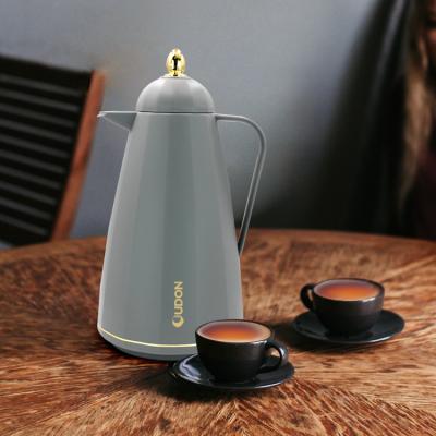 China Wholesale Royal High End Vacuum Business Royal Thermal Tea Arabic Dallah Coffee Pot Jug With Glass Liner for sale